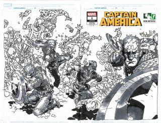 Hero Initiative Captain America 100 Project: Chris Bachalo