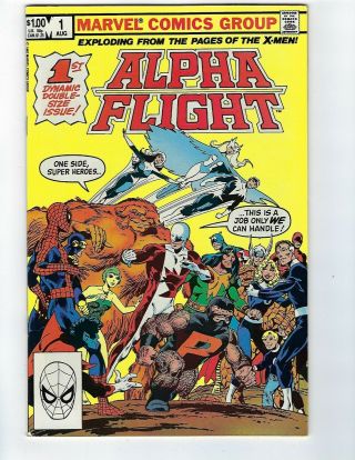 Alpha Flight Vol 1 1 Vf/nm Marvel 1983