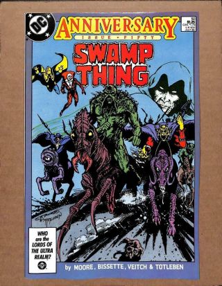 The Saga Of Swamp Thing 50 - Near 9.  8 Nm - 1st Justice League Dark