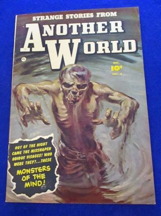 Strange Stories From Another World 4 Golden Age Pre - Code Horror Rare Comic