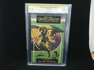 Cgc Ss 9.  6 Green Arrow The Longbow Hunters 1 Signed & Sketched Grell