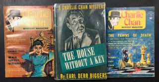Charlie Chan Mystery Magazines 1,  Aug 74 The House Without A Key Hc Biggers
