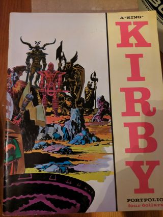 Kirby Unleashed First Printing 1971 Jack Kirby Portfolio