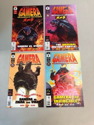 Gamera The Guardian Of The Universe 1 - 4 Set 1 2 3 4 Dark Horse Comics (ga01)