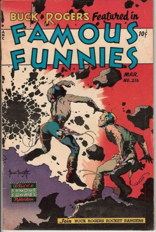 Famous Funnies 216 - Eastern Color 1955 - Frank Frazetta Cover