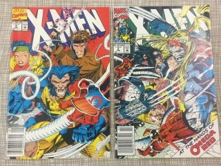 1992 X - Men 4,  5 1st Omega Red Appearance Jim Lee John Byrne Vf/ Nm