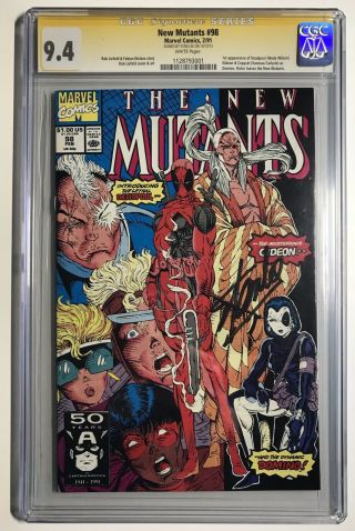 Mutants 98 Signed By Stan Lee Cgc 9.  4 Signature Series