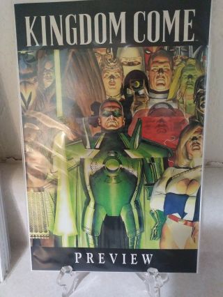 Kingdom Come Preview And Issues 1 2 3 & 4 Dc Comics Alex Ross Mark Waid