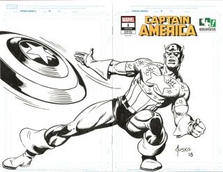 Hero Initiative Captain America 100 Project: Joe Jusko