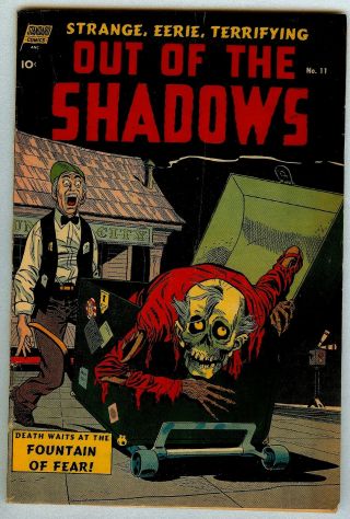 Out Of The Shadows 11 Vg/fn 1954 Standard Comics Classic Pre - Code Horror