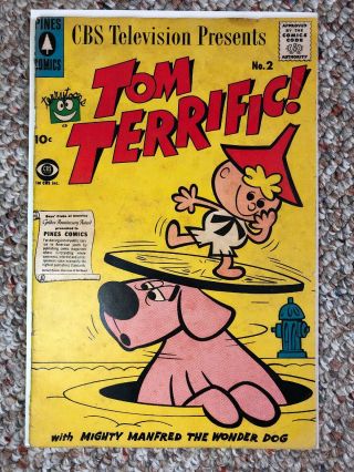 Tom Terrific 2 (pines Comics,  1957) Early Silver Age Comic Book,  Cbs Tv