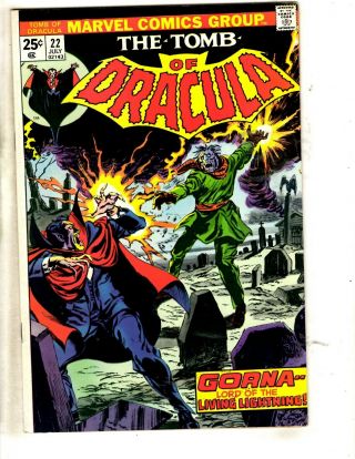Tomb Of Dracula 22 Vf/nm Marvel Comic Book Horror Fear Vampire Monster Tw64