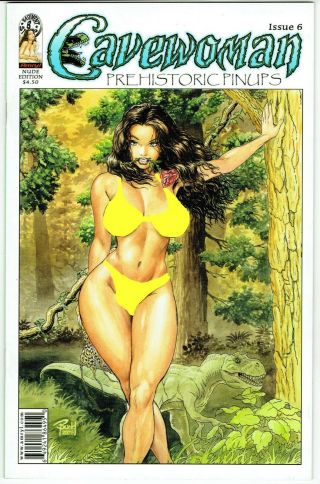 Cavewoman Prehistoric Pinups 6 Special Edition Bud Root Amryl Comics