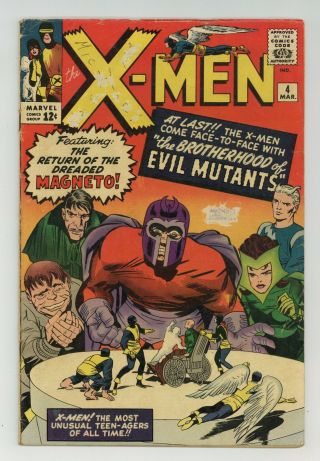 Uncanny X - Men (1st Series) 4 1964 Gd,  2.  5