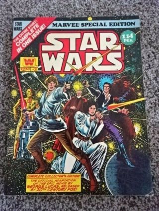 Star Wars Marvel Special Edition 1978 Vol 1,  No 3 13 " X 10 "