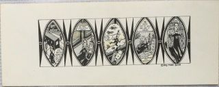 Mark Beyer Amy & Jordan Comic Strip Art - Signed And Sketched Verso