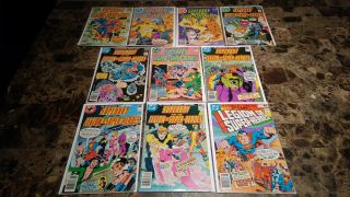 Superboy And Legion Of Heroes 250 - 259 251 252 253 254 255 256 257 258 F/vf