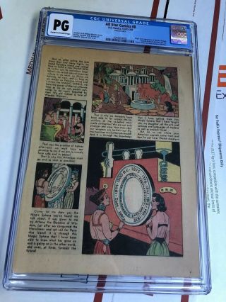 All Star Comics 8 Cgc Page 33 1941 1st Wonder Woman Steve Trevor & Diana Prince