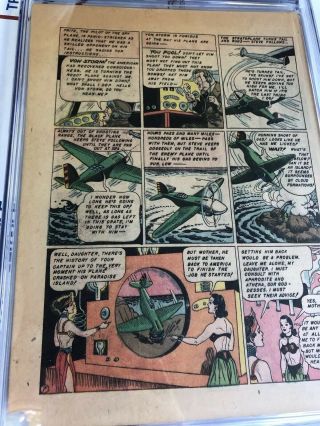 All Star Comics 8 CGC page 34 1941 1st Wonder Woman Steve Trevor & Diana Prince 2