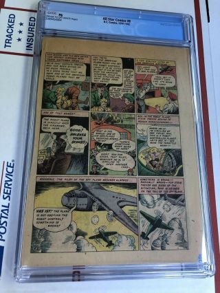 All Star Comics 8 CGC page 34 1941 1st Wonder Woman Steve Trevor & Diana Prince 9