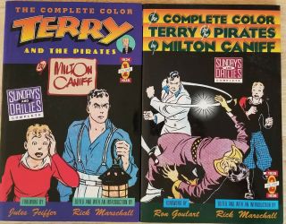 The Complete Color Terry And The Pirates Vol.  1 & 2 By Milton Caniff