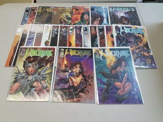 Witchblade Almost Complete Set Including Annuals,  Specials,  Set Of 223