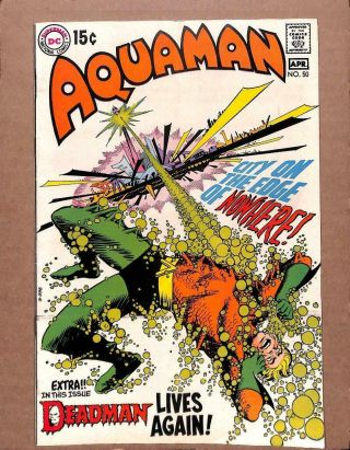 Aquaman 50 - - Deadman By Neal Adams The King Of The Sea Dc Comics