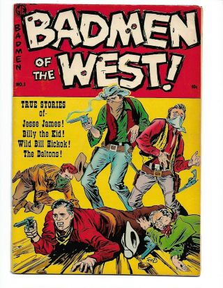Bad Men Of The West 1 Billy The Kid Jesse James Dalton Fn,
