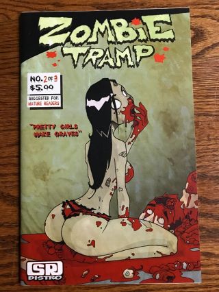 Zombie Tramp Volume 1 Issue 2 Sr Distro 1st Print Vhtf Dan Mendoza