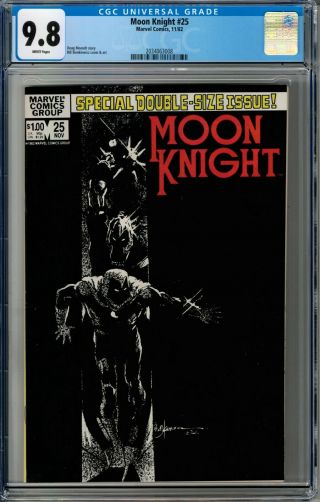 Moon Knight 25 (1980 Series) Cgc 9.  8 White Pages Sienkiewicz Cover