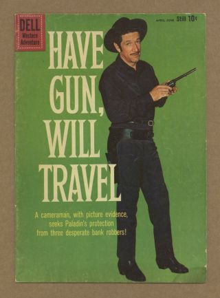 Have Gun Will Travel 5b 1960 Gold Mining Back Cover Gd/vg 3.  0