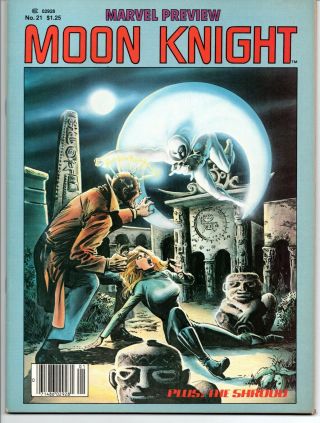 Marvel Preview: Moon Knight 21 Pre - Dates Moon Knight 1 Bill Sienkiewicz Art
