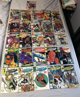 Spiderman 298,  299,  301 - 328 Todd Mcfarlane Bear Full Run Comic Books