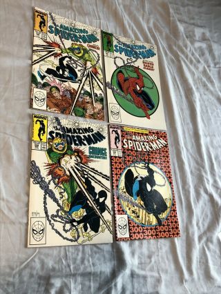 Spiderman 298,  299,  300,  301 - 328 Todd McFarlane Full Run Comic Books 10