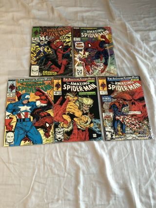 Spiderman 298,  299,  300,  301 - 328 Todd McFarlane Full Run Comic Books 12