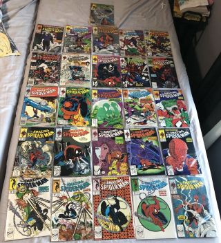 Spiderman 298,  299,  300,  301 - 328 Todd McFarlane Full Run Comic Books 2