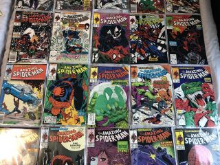 Spiderman 298,  299,  300,  301 - 328 Todd McFarlane Full Run Comic Books 5