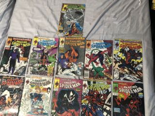 Spiderman 298,  299,  300,  301 - 328 Todd McFarlane Full Run Comic Books 6