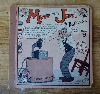 1924 Mutt And Jeff Book 9,  Cupples & Leon,  Complete W/wear,  Great Comics