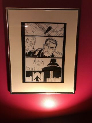 Steve Dillon Art Page The Punisher 12 Page 18 Preacher Wow Look