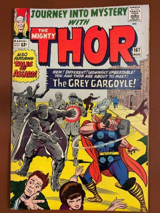 Journey Into Mystery Thor 107 Marvel Comics 1st Appearance Of The Grey Gargoyle