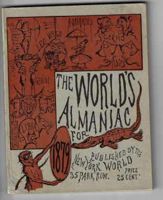 The World Almaniac For 1879,  Illustrated By F.  S.  Church,  Pub.  York,  1878