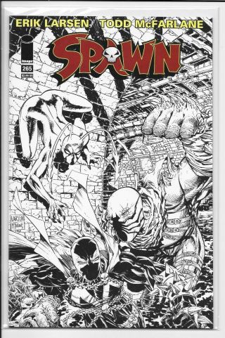 Spawn 265,  266,  267 Mcfarlane 2 Black & White Sketch Variant And 1 Color Cover Nm
