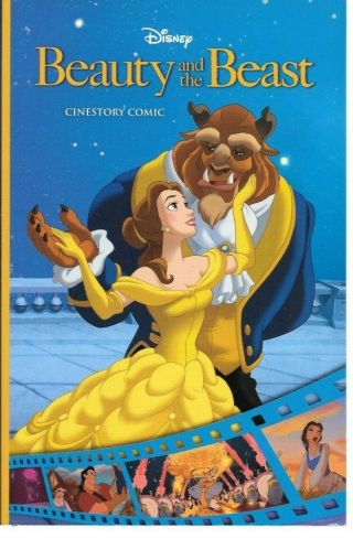 Disney Beauty And The Beast Cinestory Comic Signed Paige O 