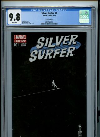 Silver Surfer 1 Cgc 9.  8 Marvel Now Francavilla Variant Wp Highest Graded
