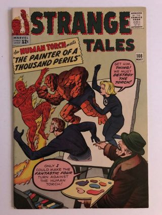 Strange Tales 108 — Marvel 1963 — Stan Lee & Jack Kirby — Higher Quality