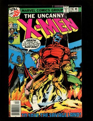 X - Men 116 Vf Byrne Austin Ka - Zar Zabu Garokk/petrified Man Phoenix Wolverine