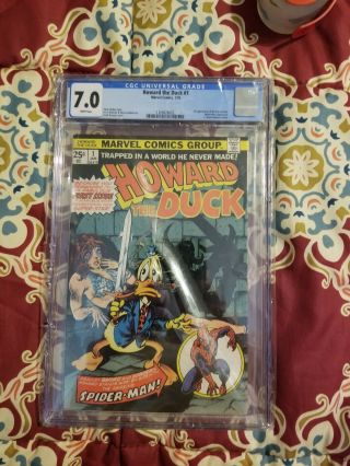 Howard The Duck 1 (cgc 7.  0) 1976 Not Signed By Anyone,