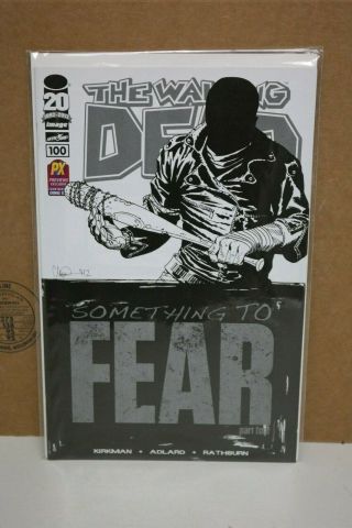 Sdcc 2013 The Walking Dead 100 B&w Variant Comic 1st Negan Appearance.