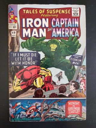 Tales Of Suspense 69 (may1965,  Marvel) - 1st Appearance Of Titanium Man - Fn